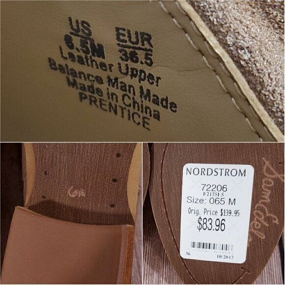 Sam Edelman Prentice Womens Size 6.5m Leather Convertible Ankle Boot Booties - Picture 15 of 15